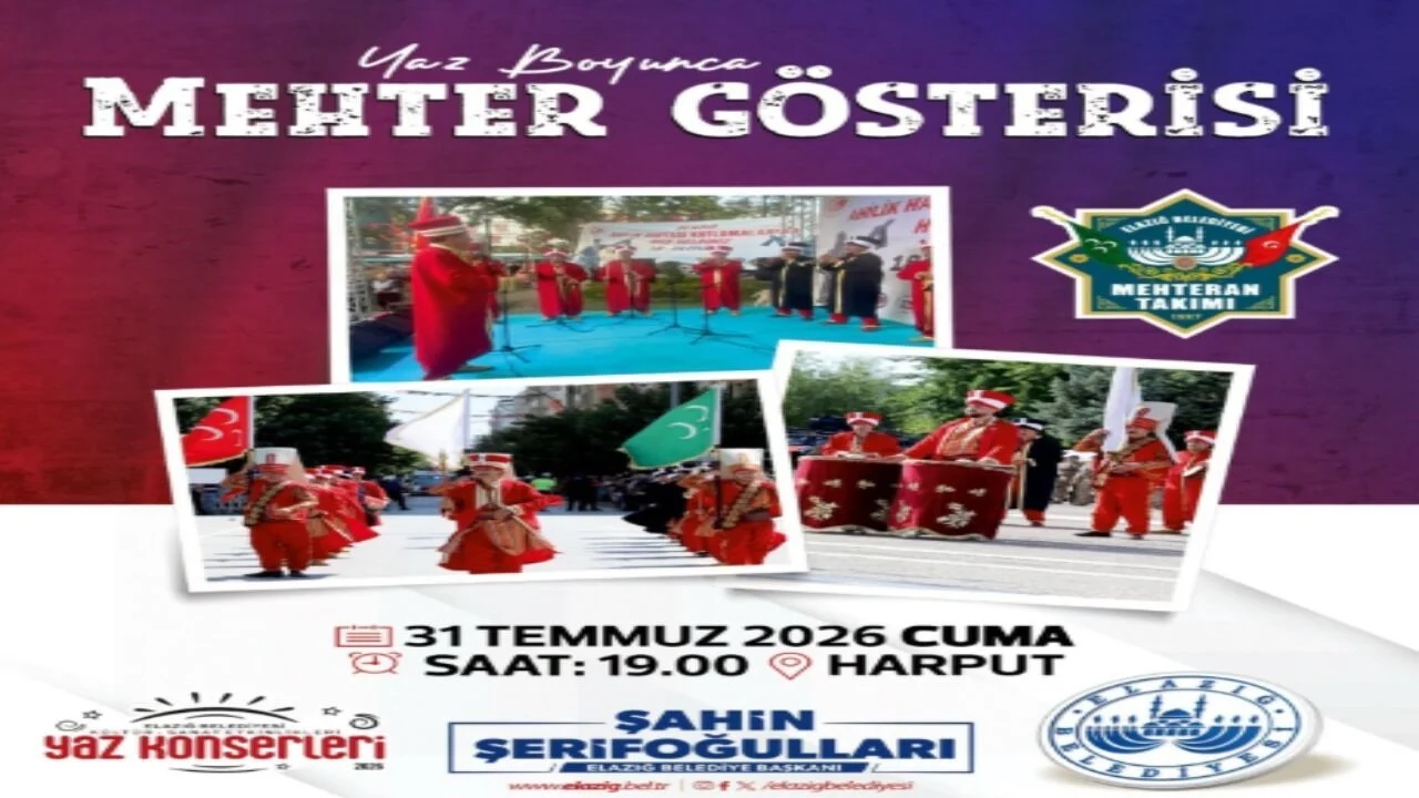 Harput’ta Mehter Rüzgarı: Tarihi Kentte Görkemli Gösteri